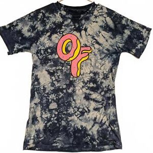 Odd Future Donuts OF Tie-Dye T-Shirt Mens Small Blue White