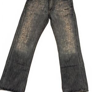 Guess Mens Distressed Denim Jeans - Size 33x31 Vintage Deadstock