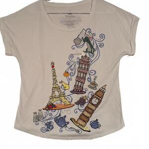 Disney Parks Graphic Tee Epcot Food & Wine Festival 2017 Womens Large