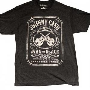 Johnny Cash Man in Black Tennessee Three T-Shirt XL Gray Graphic Country Music