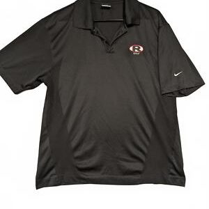 Nike R Golf Dri-Fit Performance Black Short Sleeve Polo Shirt Mens Medium