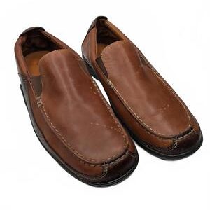 Cole Haan Brown Leather Slip-On Shoes Loafers Mens Size 10