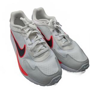 Size 14 Nike Air Max Solo White Bright Crimson Pure Platinum Black  DX3666-105