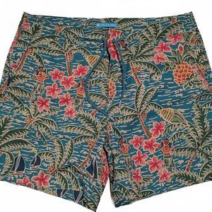 Tori Richard Tropical Swim Board Shorts Liner Mens 36x6 UPF Stretch Wicking
