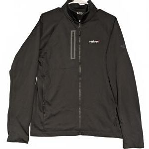 The North Face Verizon Performance Jacket Black Lightweight Black Zip-Up Mens S