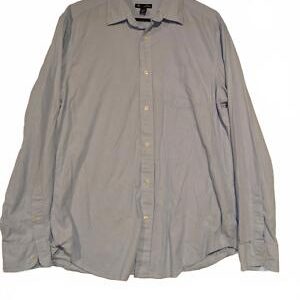 GAP Classic Fit Light Blue Long Sleeve Button-Up Shirt Mens Large