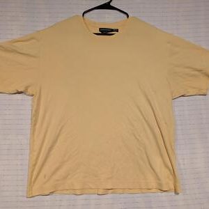 Lanesboro Casual T-Shirt - 100% Prima Cotton Mellow Yellow Mens Large