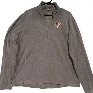 Florida State University Seminoles FSU Zip-Up Pullover Mens Medium