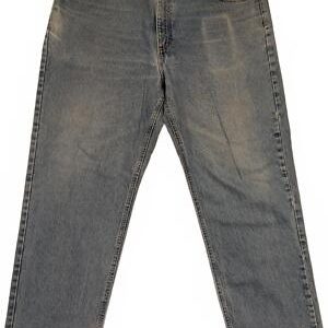 Carhartt B160 DST Relaxed Fit Light Wash Jeans 42x32 Zip Fly Nicaragua Mens