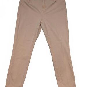 Calvin Klein Jeans Slim Fit Stretch Denim Pink Skinny Pants Womens Size 12
