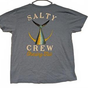 Salty Crew Chasing Tail T-Shirt Mens Large Cotton Polyester