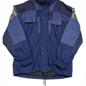 COULOIR Weather-Resistant Ski Jacket Blue Size 42 Large Full Zip