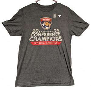 Florida Panthers 2023 Eastern Conference Champions T-Shirt Fanatics Mens Medium