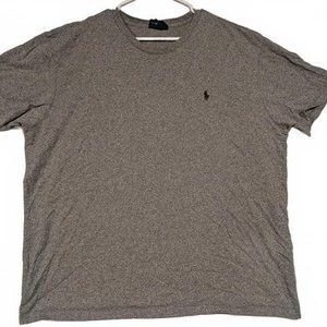 Ralph Lauren Heathered Gray Crewneck T-Shirt Cotton Classic Fit Mens XL