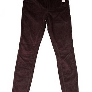 Old Navy Rockstar Super Skinny Mid-Rise Brown Corduroy Pants 8 Tall 31x31