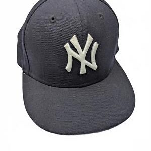 New York Yankees Black Cap - Classic Adjustable Baseball Hat New Era 6.5 6 1/2