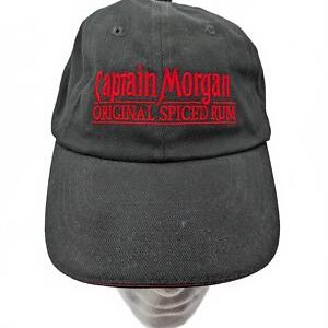 Captain Morgan Original Spiced Rum Baseball Cap Corduroy Black Red