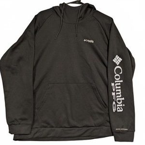 Columbia PFG Omni-Shade Hoodie Logo Sleeve Pullover Sweatshirt Mens XL