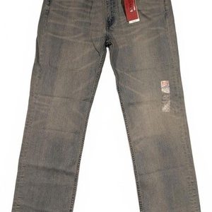 Levis 514 Straight Fit Motion Performance Light Wash Jeans Mens 36x32 NWT