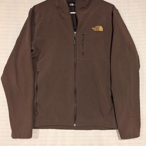 The North Face Apex Bionic Softshell Windproof Jacket Mens Small Brown Outdoor