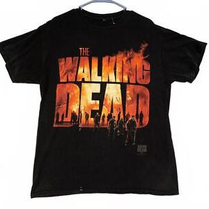 The Walking Dead Graphic T-Shirt Mens Medium Black
