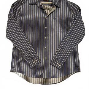 Robe Di Kappa Stylish Striped Button-Up Shirt Mens XL Blue White