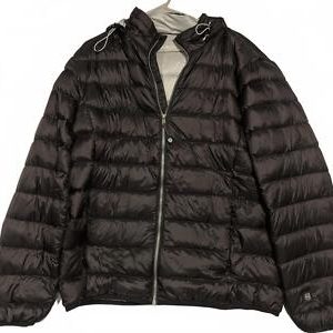 Volvo Black Puffer Jacket Lightweight Germany Motors Mens Medium