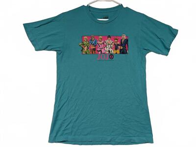 JoJo's Bizarre Adventure Circus T-Shirt – Graphic Teal Mens Medium 100% Cotton