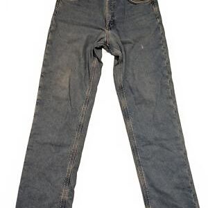 Carhartt Blue Straight Leg Denim Jeans with Lining 34x34 ( 35x33 )