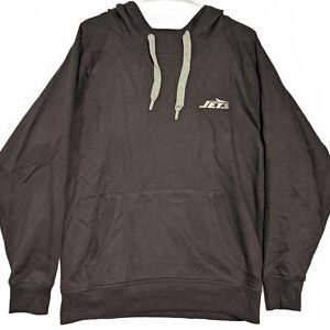 New York Jets NY Hoodie Pullover Sweatshirt Jet Logo Mens Medium Drawstrings