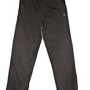 Gymshark Casual Activewear Jogger Pants Black Ankle Zipper Mens Medium 32x30