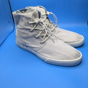 Timberland Sneakers Mens Size 11 Gray High Top Casual Lace Up Shoes Logo