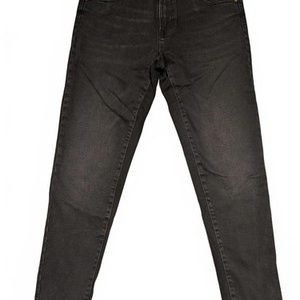 ZARA Women's Black Denim Skinny Jeans 31x28 Size 8
