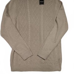 method Cable Knit Sweater - Modern Comfort Mens XL Cotton