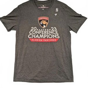 Florida Panthers 2023 Eastern Conference Champions T-Shirt Fanatics Mens Large