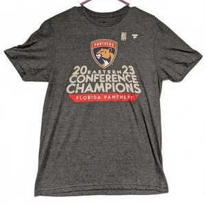Florida Panthers 2023 Eastern Conference Champions T-Shirt Fanatics Mens Medium