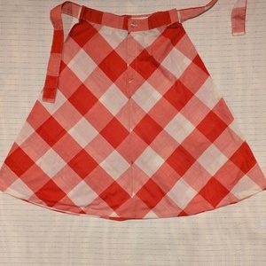 RARE Vintage 70’s LEVI'S Plaid Picnic Womens Maxi Skirt Size 26x26 BIG E
