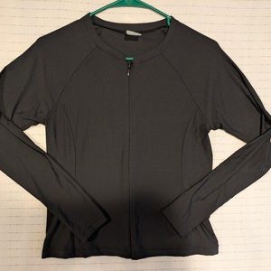 Calia Women’s Zip Up Top Small Black Long Sleeve Stretch Gym