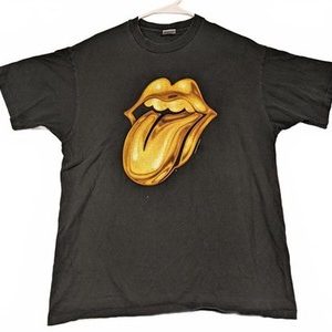 Vintage Rolling Stones Bridges to Babylon Tour Tee Madison Square 1998 Black XL