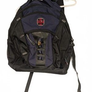 Swiss Gear Wenger Granite 16 " Laptop Backpack w/Tablet Pocket - Blue/Black