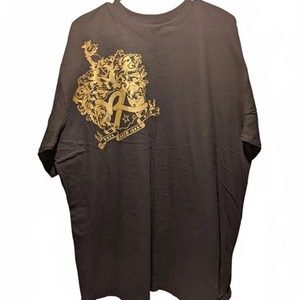 Rocawear Short Sleeve Black T Shirt Gold Design New Mens 3XL