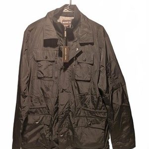New Michael Kors Light Jacket Windbreaker Black Size Large $395 MSRP