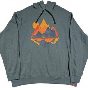 The American Outdoorsman Born To Roam Graphic Pullover Hoodie Mens XXL