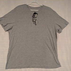 Michael Kors Men's XL T Shirt Grey Sunglasses Crewneck 100% Cotton Graphic Tee