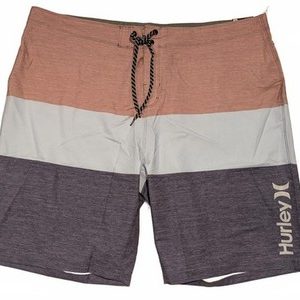 Hurley Men's Colorblock Board Shorts Beachwear Mens Size 42 10" Inseam NWT
