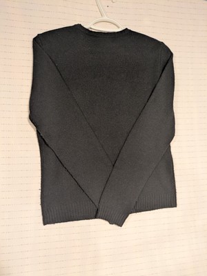 Ralph Lauren Womens Small Black 100% Lambswool Sweater RLL Logo - Image 10