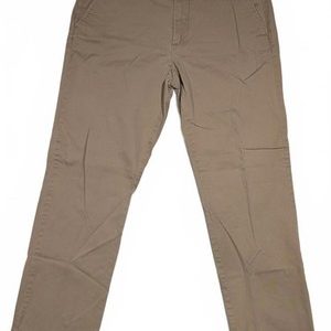 Tommy Hilfiger Khaki Chino Flat Front Classic Casual Pants Mens 32x30 (34x29)