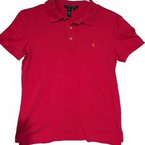 Lauren Ralph Lauren Slim Fit Pink Short Sleeve Cotton Polo Shirt Womens Small