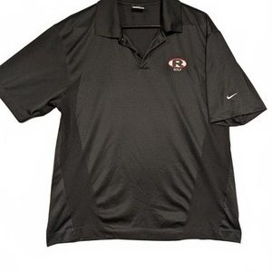 Nike R Golf Dri-Fit Performance Black Short Sleeve Polo Shirt Mens Medium