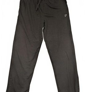 Gymshark Casual Activewear Jogger Pants Black Ankle Zipper Mens Medium 32x30